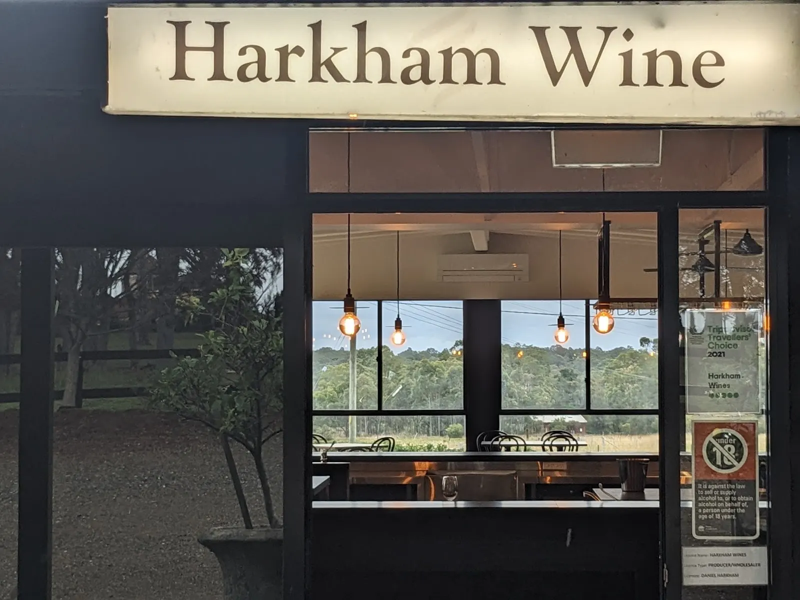 Harkham Wine Bar, Restaurant & Cellar Door