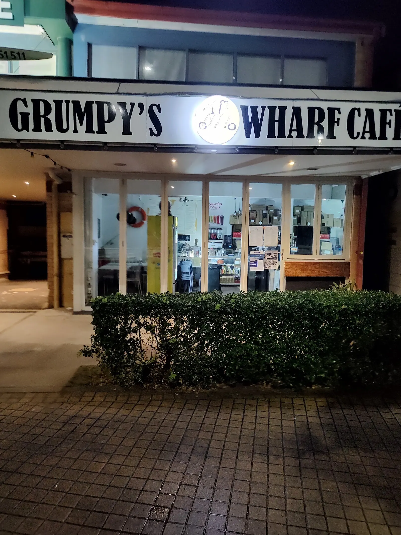 The Deck at Grumpy's wharf Cafe