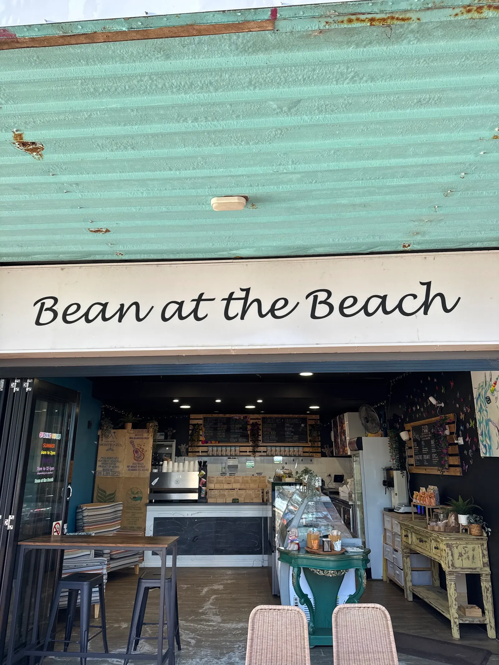 Bean at the Beach