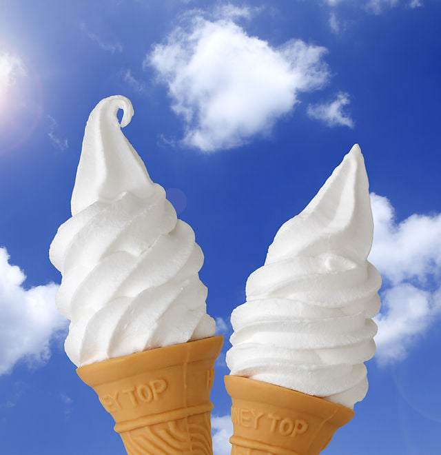 E&J soft serve ice cream van
