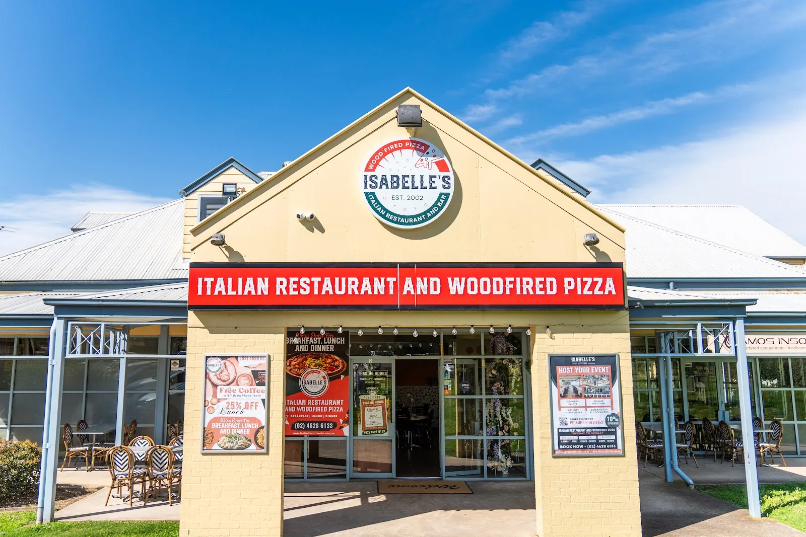 Isabelle's – Italian Restaurant, Bar & Woodfired Pizza
