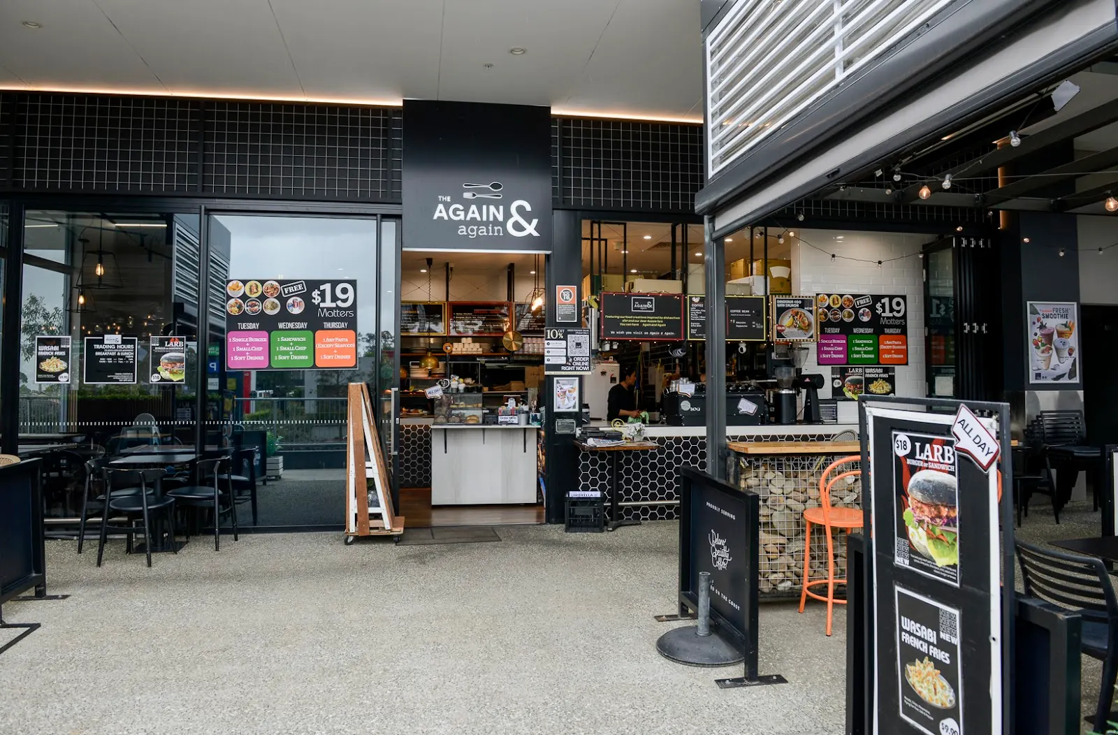 The Again & Again cafe and restaurant