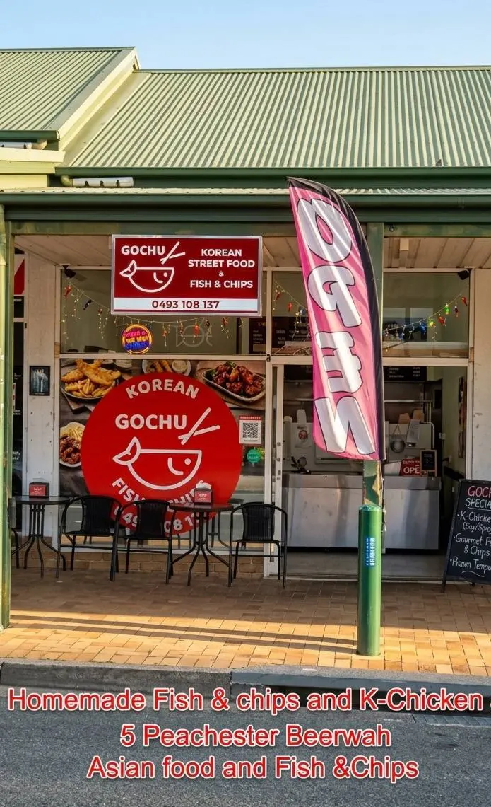 Gochu korean and fish and chips
