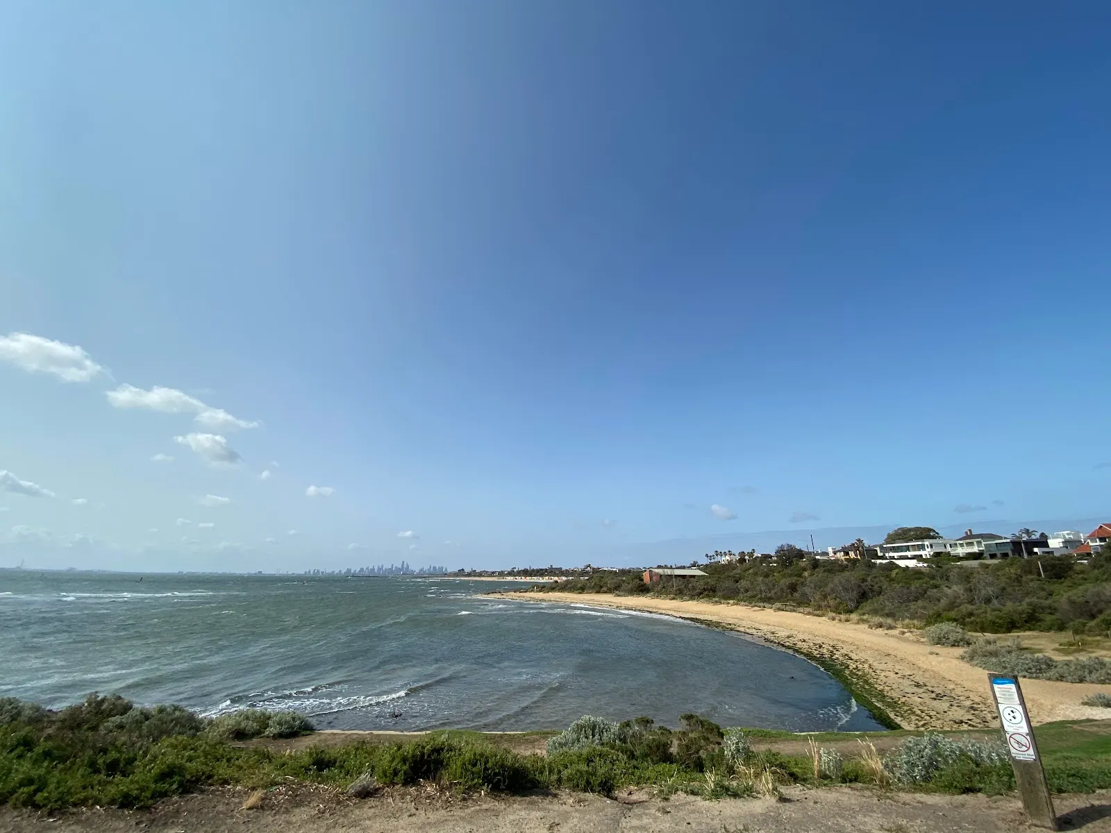 Brighton Beach Gardens via Bay Trail