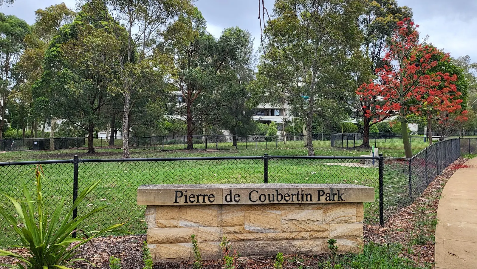 Pierre De Coubertin Fenced Dog Park dog park