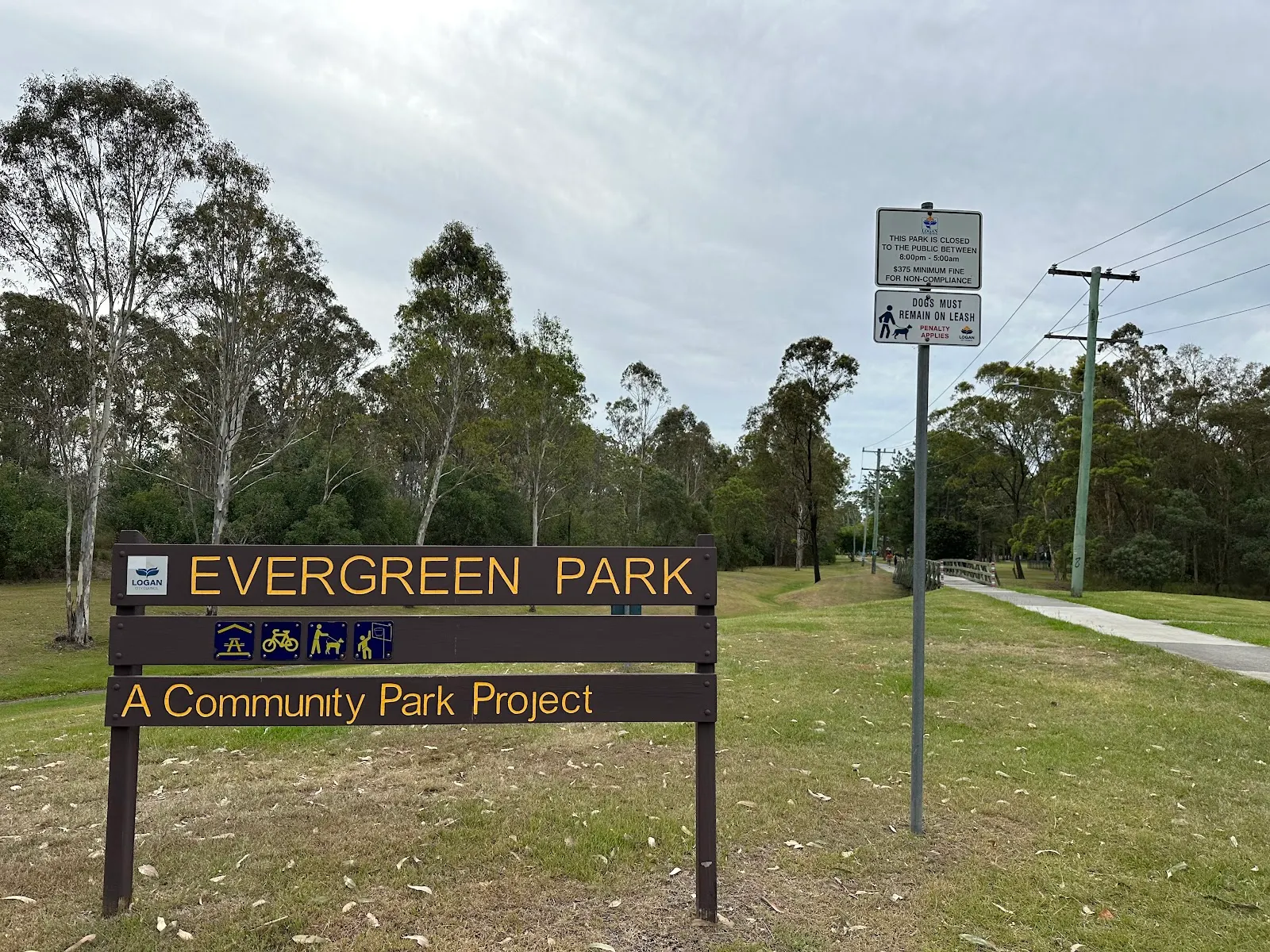 Evergreen Park Fenced Dog Park dog park